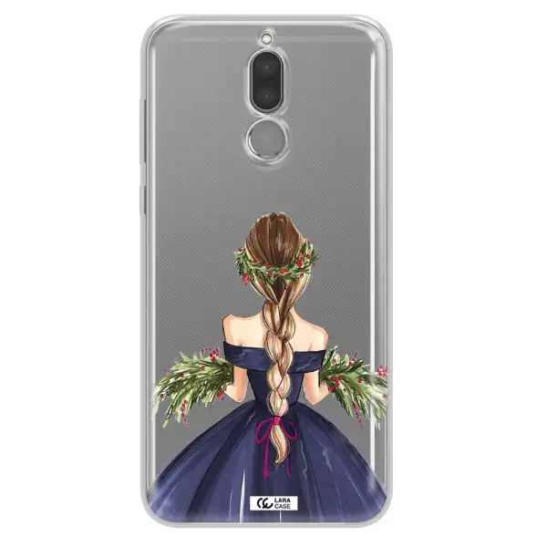Long Hair Girl Watercolor Huawei Mate 10 Lite Clear TPU Case
