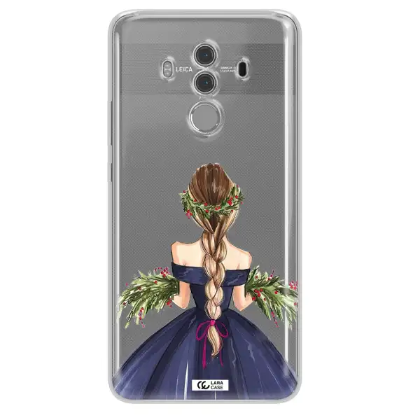 Long Hair Girl Watercolor Huawei Mate 10 Pro Clear TPU Case