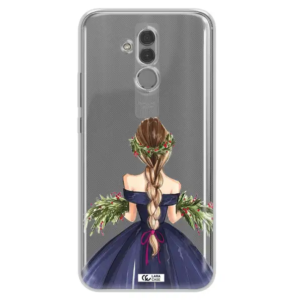 Long Hair Girl Watercolor Huawei Mate 20 Lite Clear TPU Case