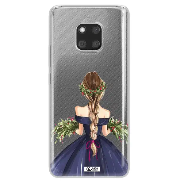 Long Hair Girl Watercolor Huawei Mate 20 Pro Clear TPU Case