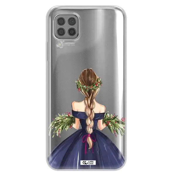 Long Hair Girl Watercolor Huawei P40 Lite Clear TPU Case