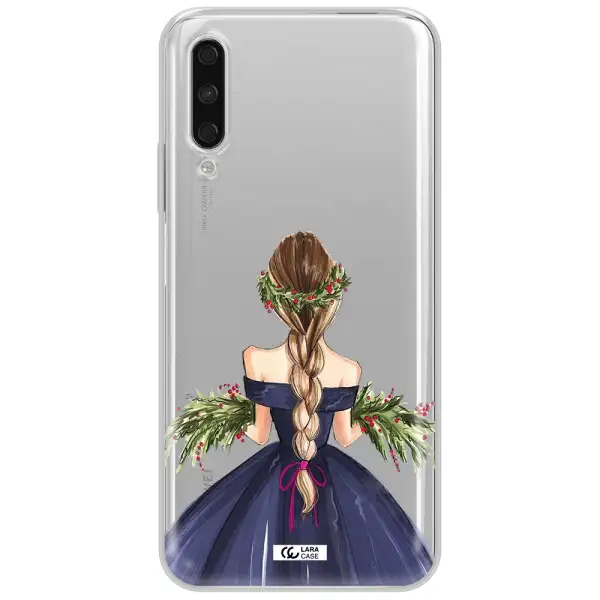 Long Hair Girl Watercolor Huawei Y9S Clear Tpu Case