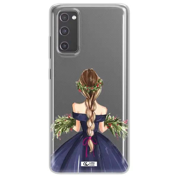 Long Hair Girl Watercolor Samsung S20 Fe Clear TPU Case