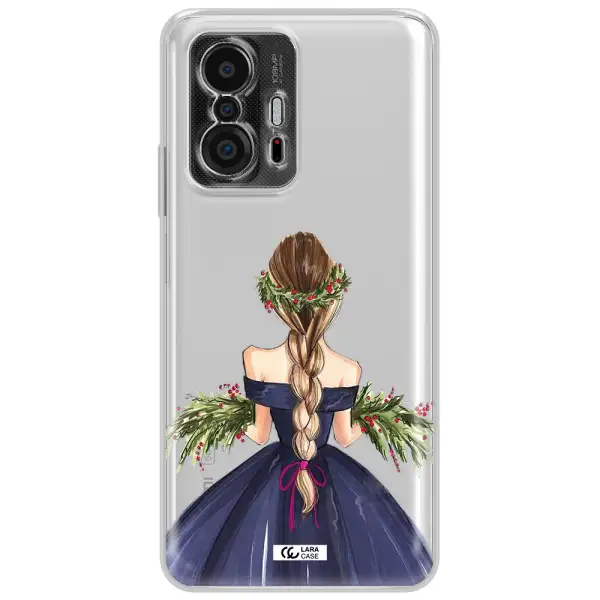 Long Hair Girl Watercolor Xiaomi 11T Clear Tpu Case