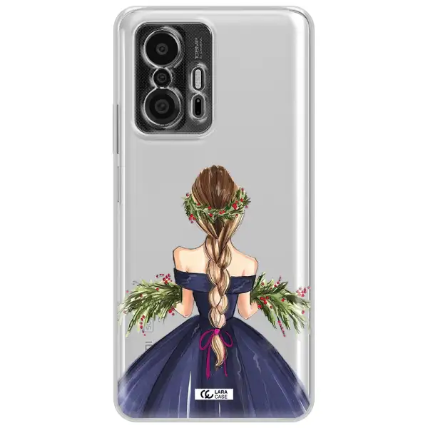 Long Hair Girl Watercolor Xiaomi 11T Pro Clear Tpu Case