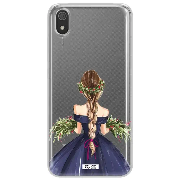 Long Hair Girl Watercolor Xiaomi Redmi 7A Clear TPU Case