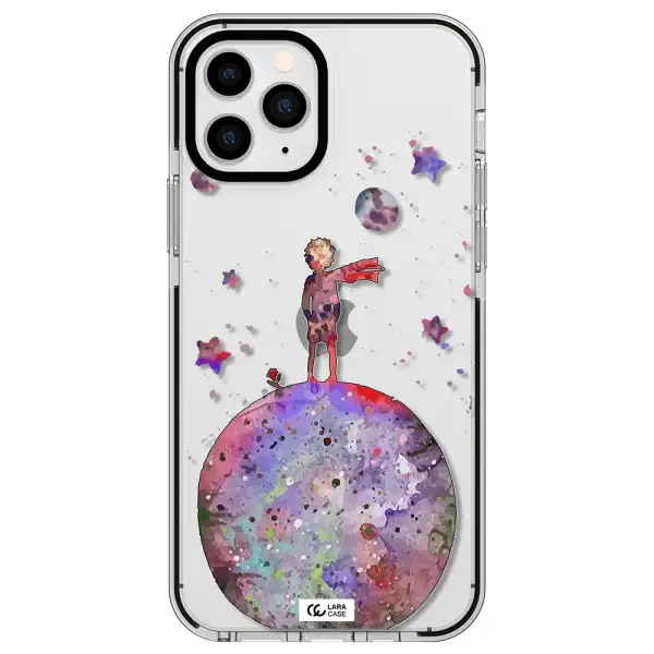 Little Prince Night Apple iPhone 11 pro impact black border Case