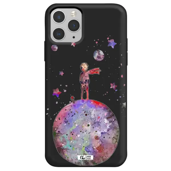 Little Prince Night Apple iPhone 11 pro Silicone black Case