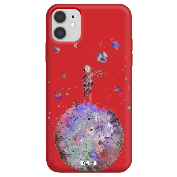 Little Prince Night Apple iPhone 11 Silicone Imperial Red Case