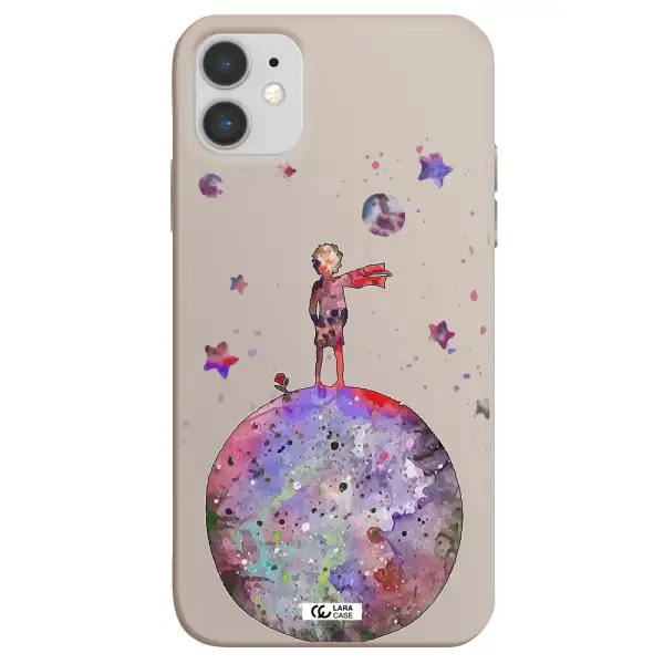 Little Prince Night Apple iPhone 11 Silicone Stone Case