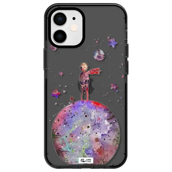 Little Prince Night Apple iPhone 12 mini impact Smoke Black Case
