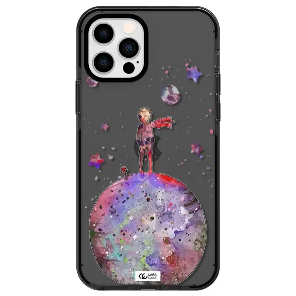 Little Prince Night Apple iPhone 12 pro impact Smoke Black Case