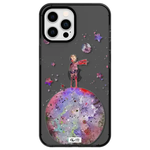 Little Prince Night Apple iPhone 12 pro max impact Smoke Black Case