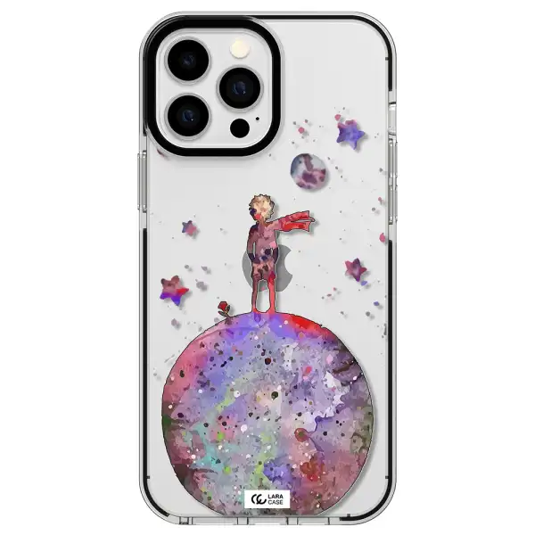 Little Prince Night Apple iPhone 13 Pro Max impact black border Case