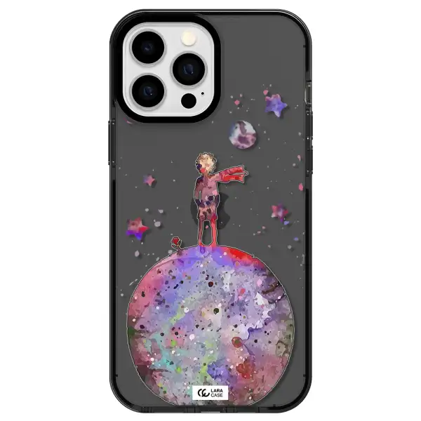 Little Prince Night Apple iPhone 13 Pro Max impact Smoke Black Case