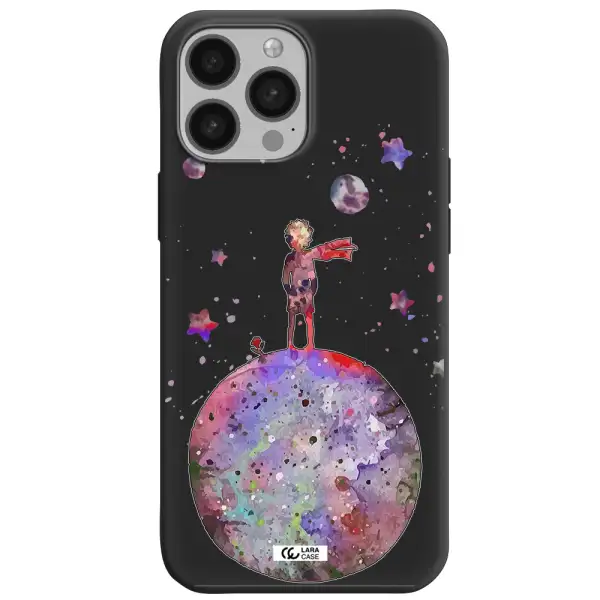 Little Prince Night Apple iPhone 13 Pro Max Silicone black Case