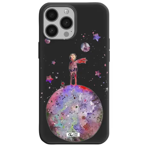 Little Prince Night Apple iPhone 13 Pro Silicone black Case