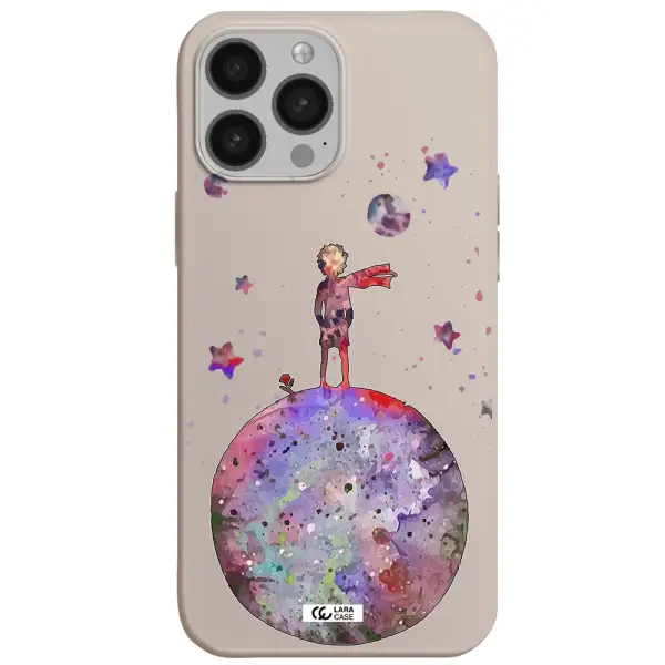 Little Prince Night Apple iPhone 13 Pro Silicone Stone Case