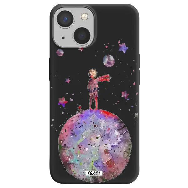 Little Prince Night Apple iPhone 13 Silicone black Case