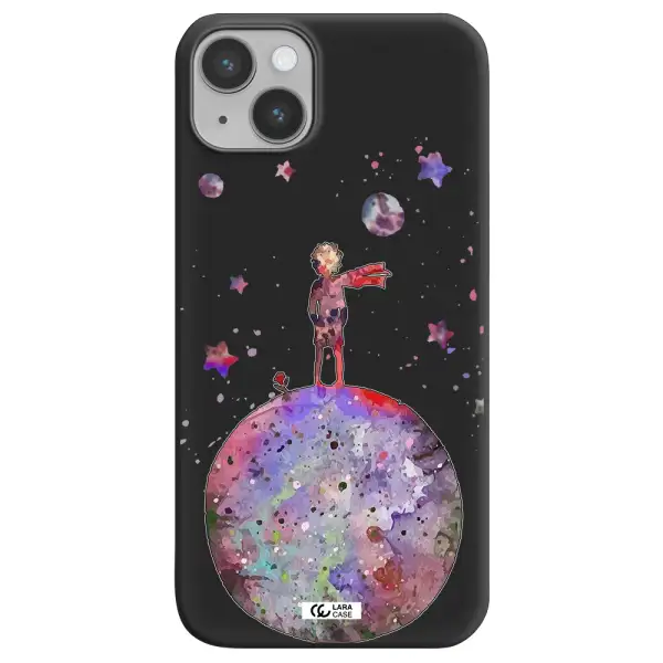 Little Prince Night Apple iPhone 14 Silicone black Case