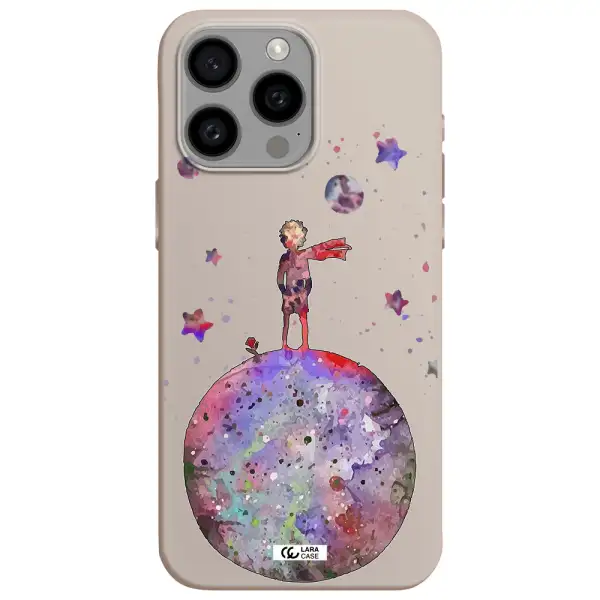 Little Prince Night Apple Iphone 15 Pro max Silicone Stone Case