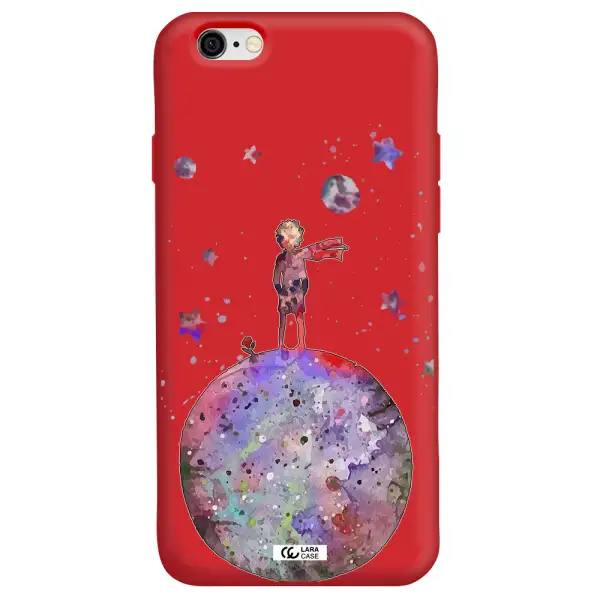 Little Prince Night Apple iPhone 6 Silicone Imperial Red Case