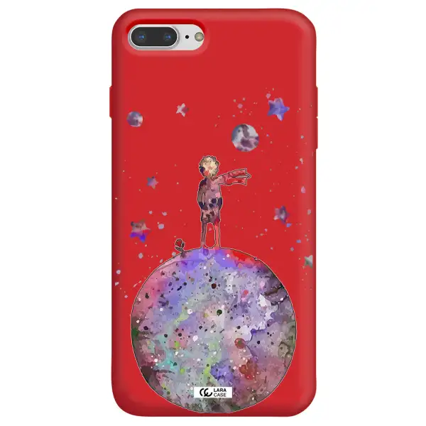 Little Prince Night Apple iPhone 7 plus Silicone Imperial Red Case