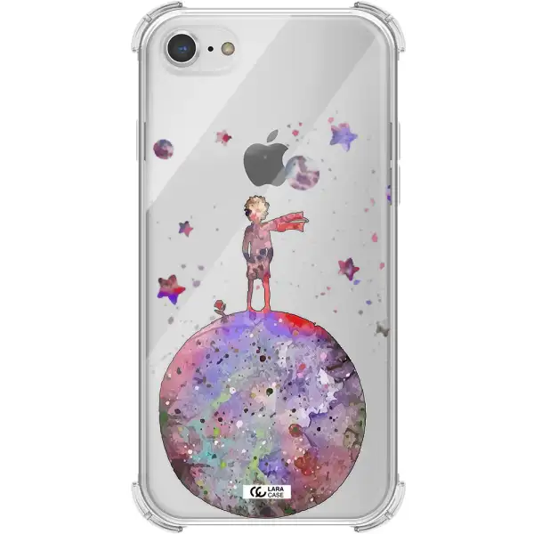 Little Prince Night Apple iPhone 8 Clear PC Case