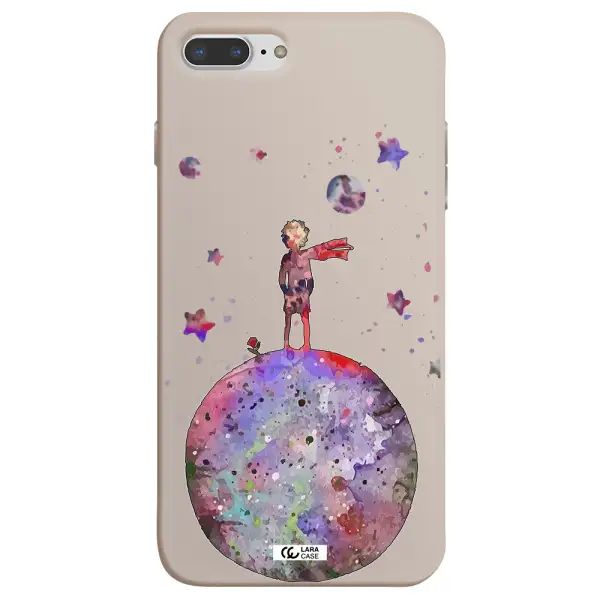 Little Prince Night Apple iPhone 8 plus Silicone Stone Case