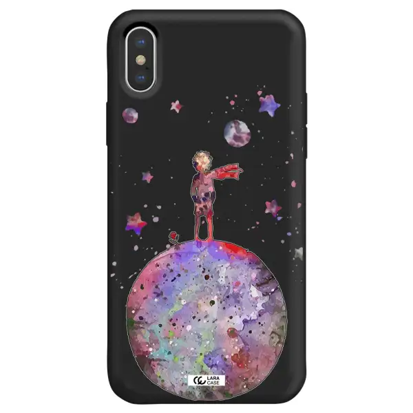Little Prince Night Apple iPhone XS max Silicone black Case