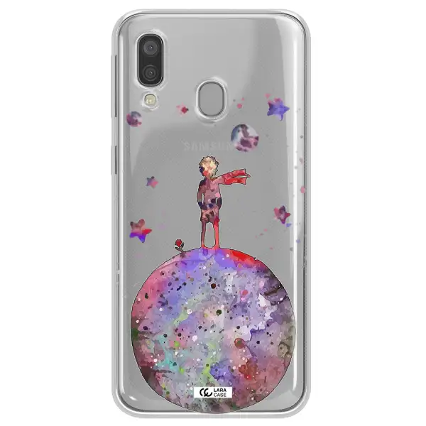 Little Prince Night Samsung A40 Clear TPU Case