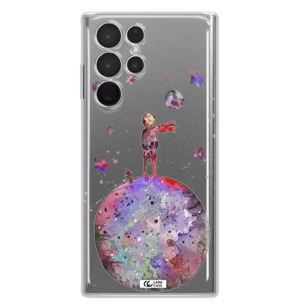 Little Prince Night Samsung S 22 Ultra Clear TPU Case