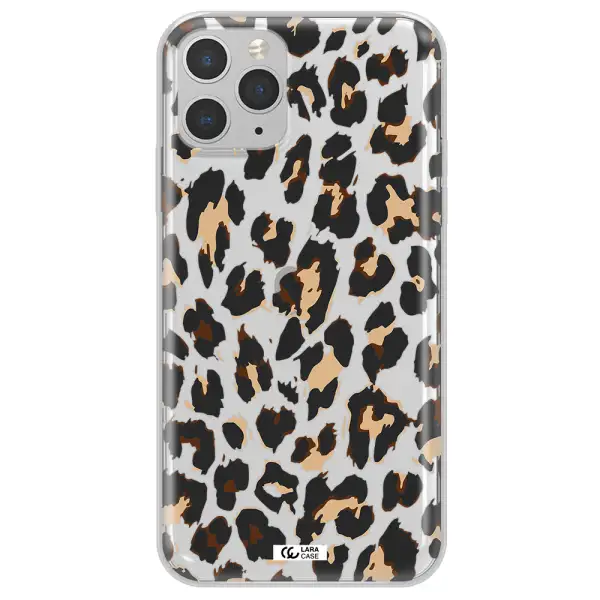 Leopard Print Apple iPhone 11 pro Clear TPU Case