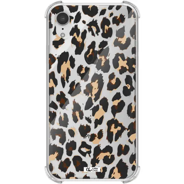 Leopard Print Apple iPhone XR Clear PC Case