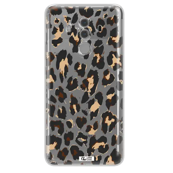 Leopard Print Huawei Mate 10 Pro Clear TPU Case