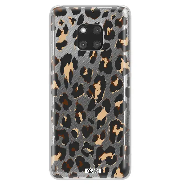 Leopard Print Huawei Mate 20 Pro Clear TPU Case