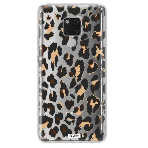 Leopard Print Huawei Mate 20X Clear TPU Case