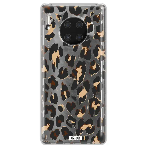 Leopard Print Huawei Mate 30 Pro Clear TPU Case