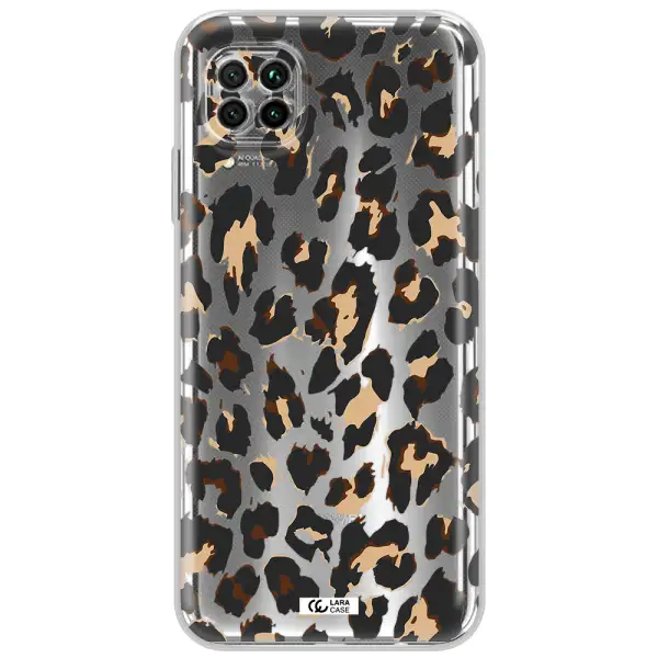 Leopard Print Huawei Nova 7I Clear Tpu Case