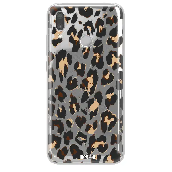 Leopard Print Huawei P Smart 2019 Clear TPU Case