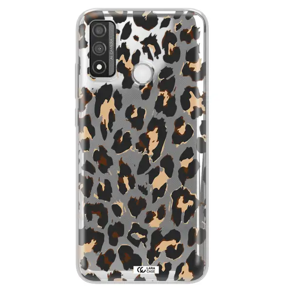 Leopard Print Huawei P Smart 2020 Clear TPU Case