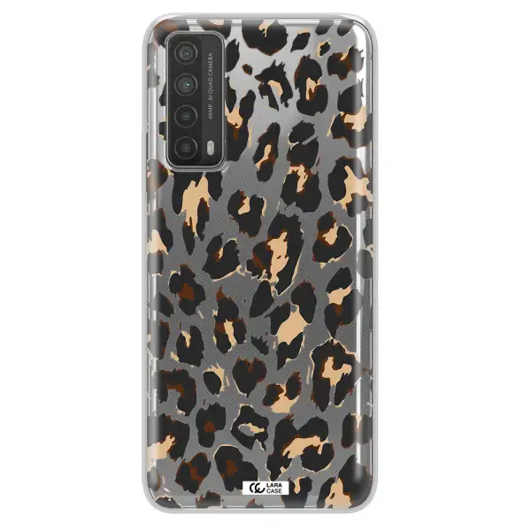 Leopard Print Huawei P Smart 2021 Clear TPU Case