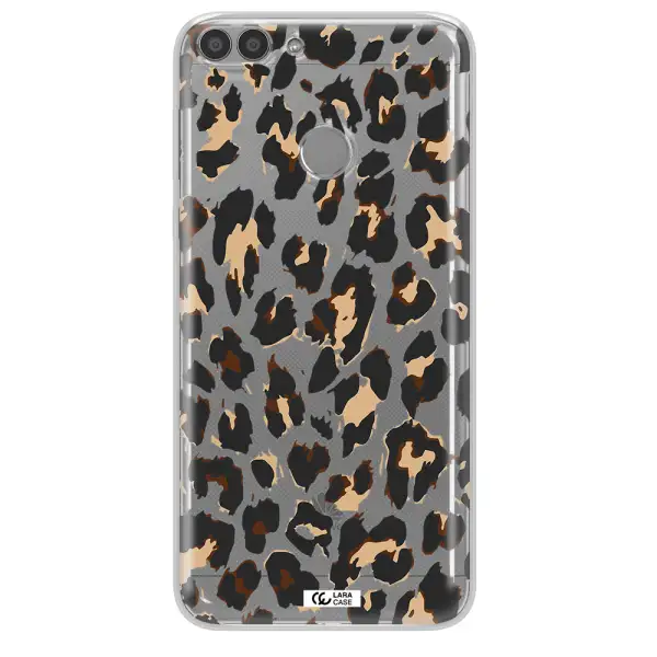 Leopard Print Huawei P Smart Clear TPU Case