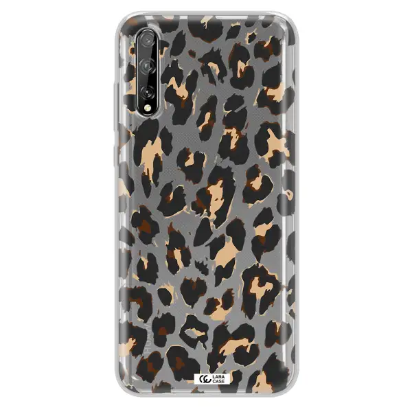 Leopard Print Huawei P Smart S Clear TPU Case