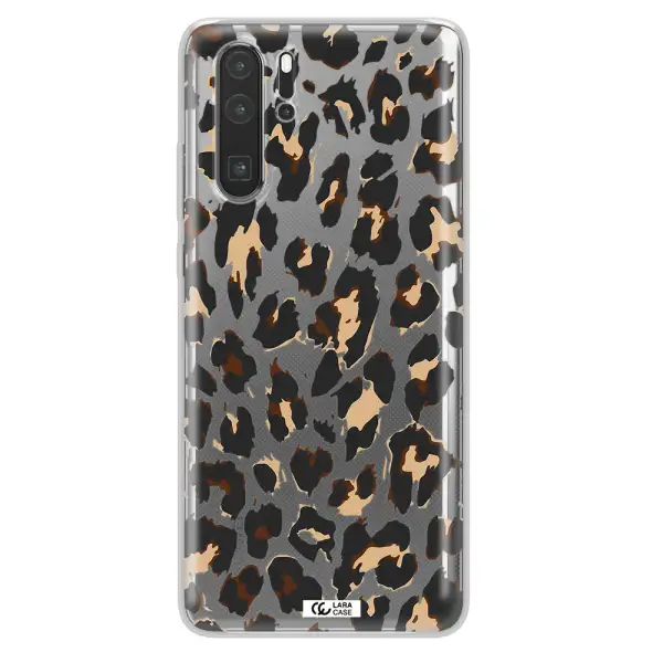 Leopard Print Huawei P30 Pro Clear TPU Case