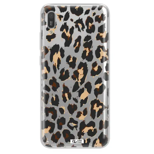 Leopard Print Huawei Y6 Pro 2019 Clear TPU Case