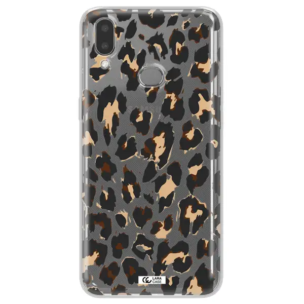 Leopard Print Samsung A10S Clear TPU Case
