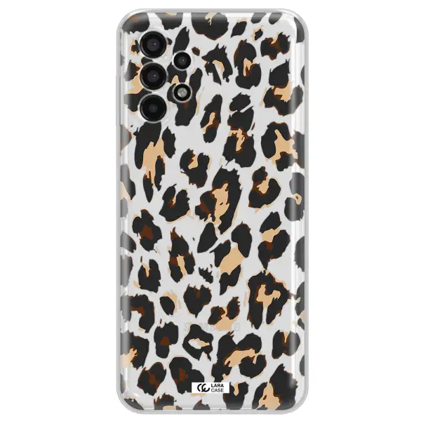 Leopard Print Samsung A13 4g Clear TPU Case