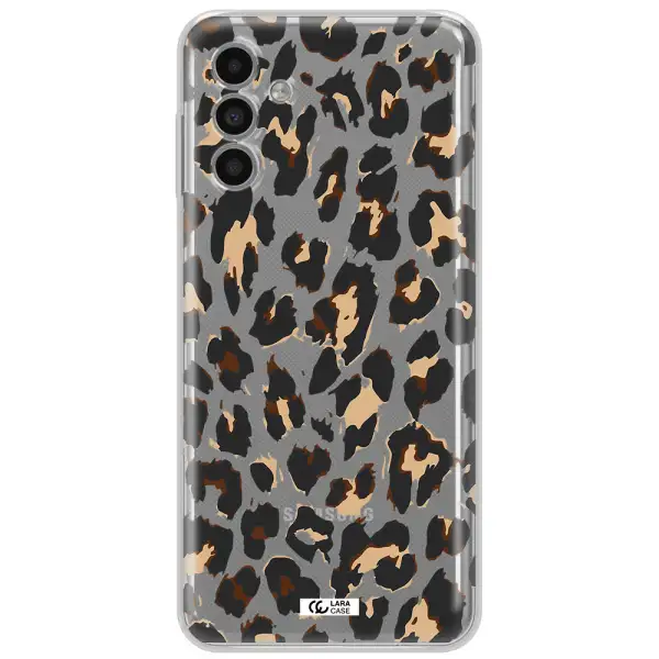 Leopard Print Samsung A13 5G Clear Tpu Case