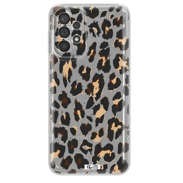 Leopard Print Samsung A23 5G Clear Tpu Case